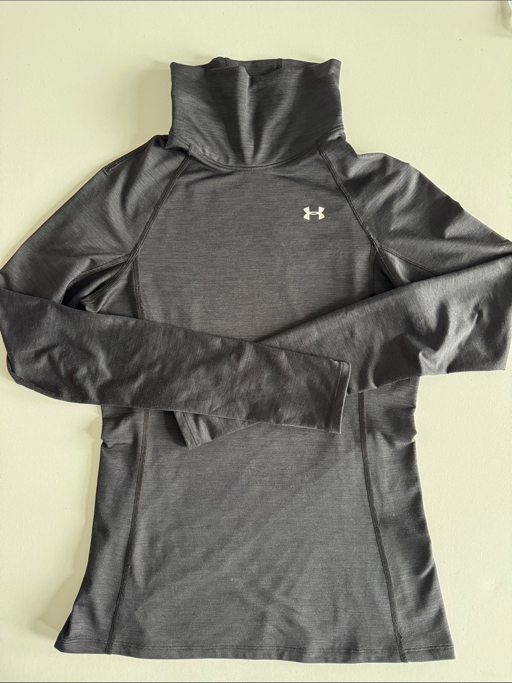 Under Armour Men's Charcoal Black Turtleneck Performance Pullover
